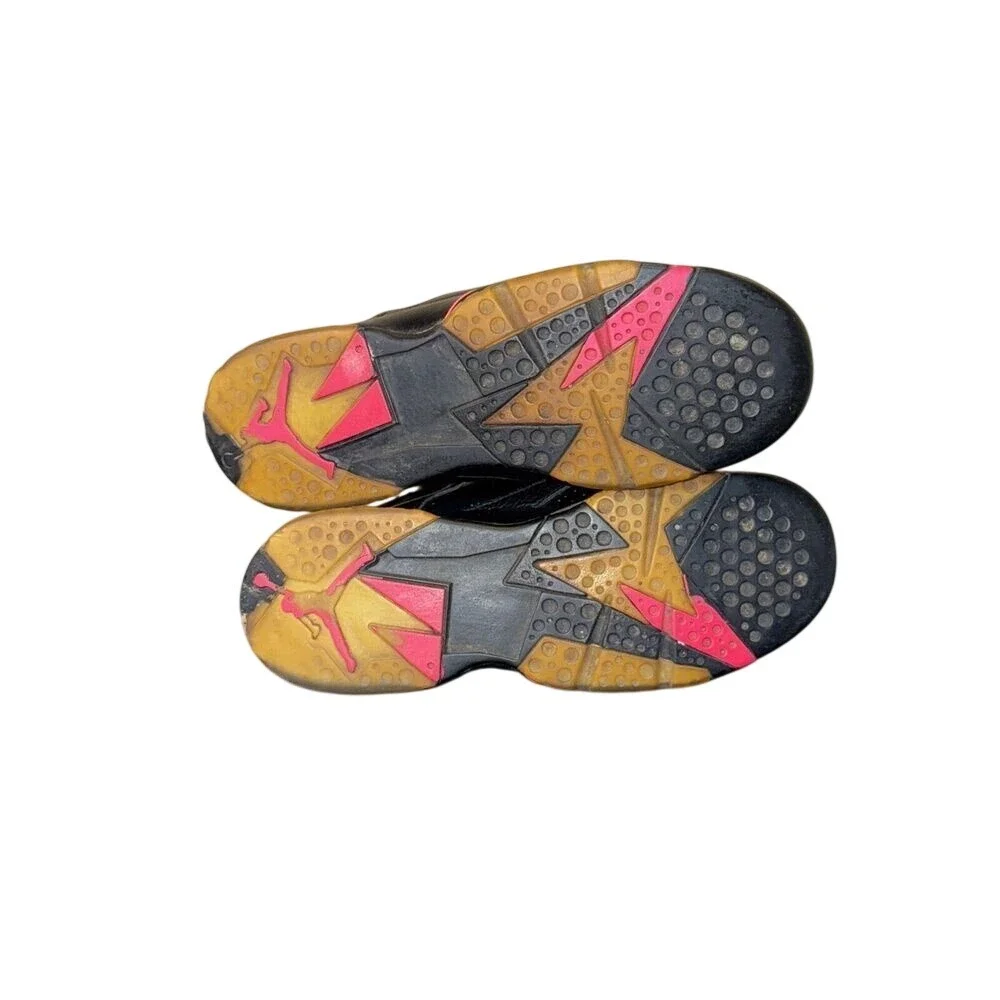 Jordan 7 Retro‎ GG Fuchsia Glow Black Mulberry Kids Sneakers 442960-018
